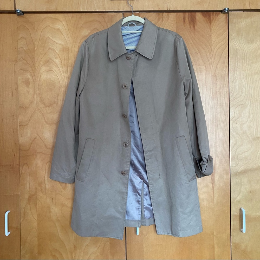 Barney's Tan trench coat (size S)